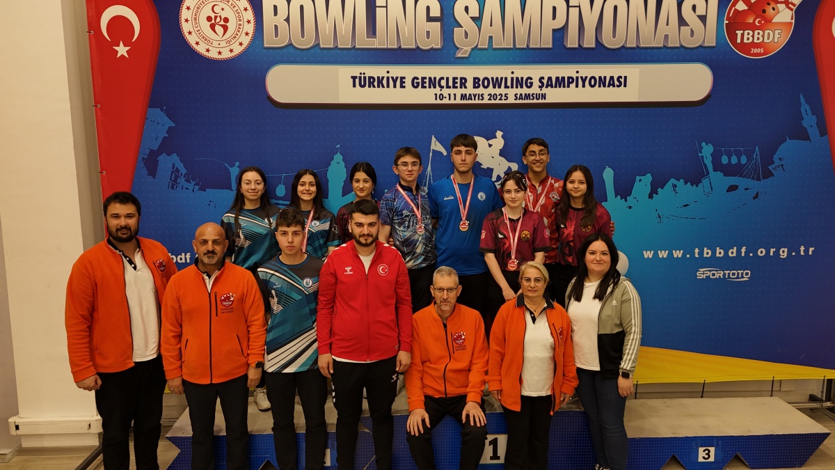 Türkiye Gençler Bowling Şampiyonası Samsun'da sona erdi.