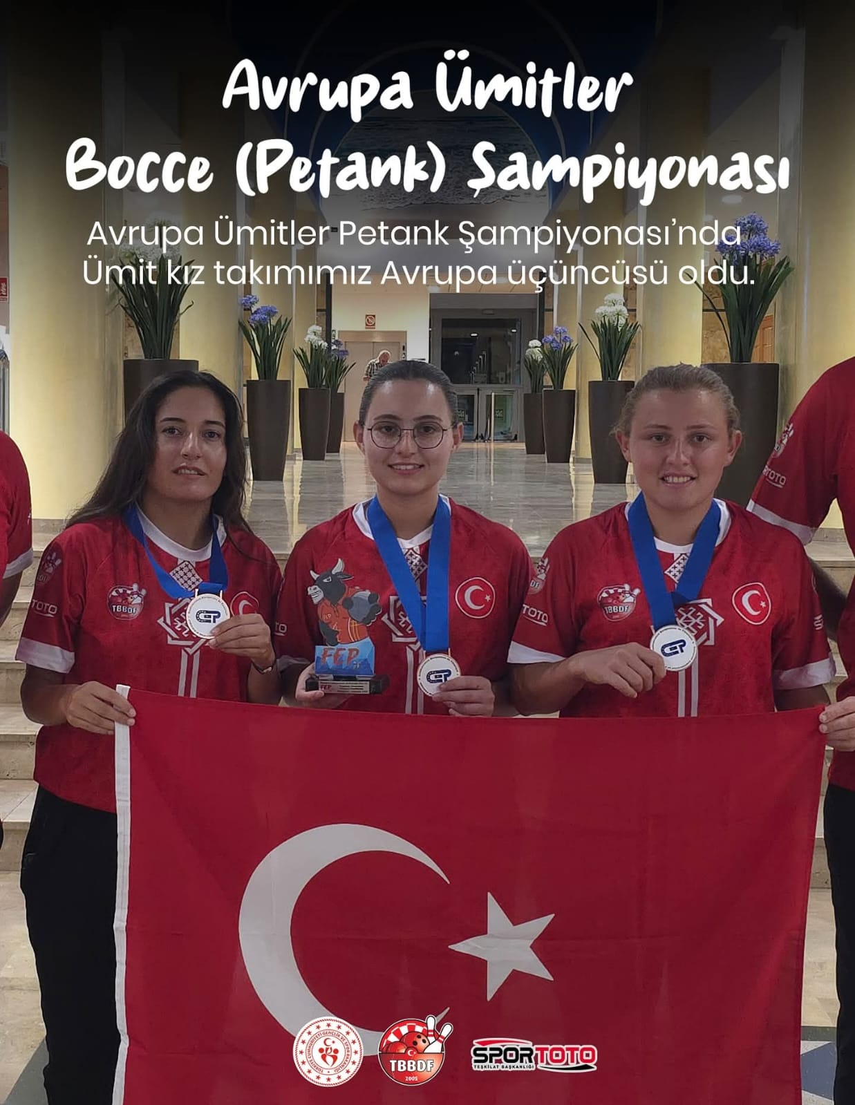Ümitlerimiz Avrupa Bocce Petank Şampiyonasında Yarıştı